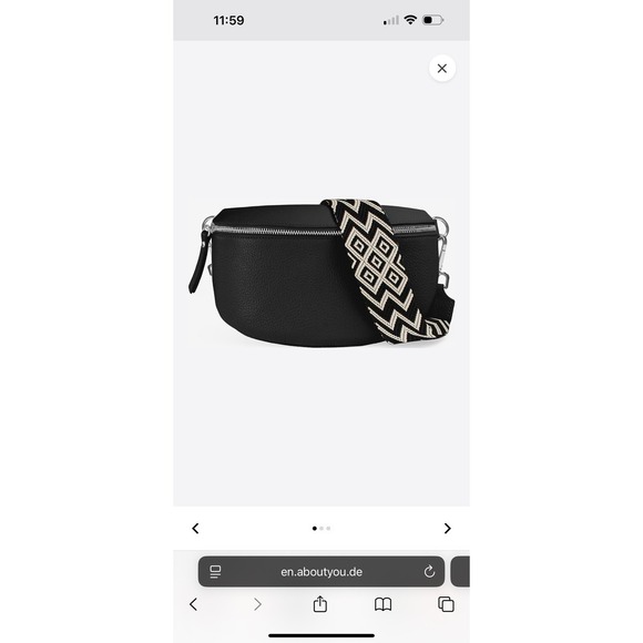lePelou Fanny Pack 'THEA small' in Black - Picture 1 of 8